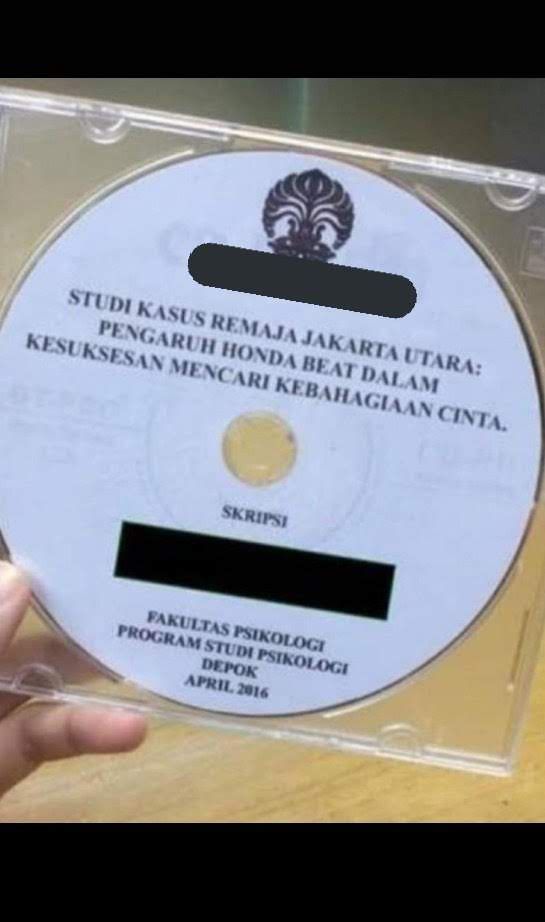 Judul skripsi yang kelewat out of the box ini bikin mengocok perut sampai sakit